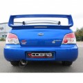 SB03y Cobra Sport Subaru Impreza WRX / STI (2006-07) Cat Back System - 2.5" Bore - Round Silencer (Non-Resonated), Cobra Sport, SB03y